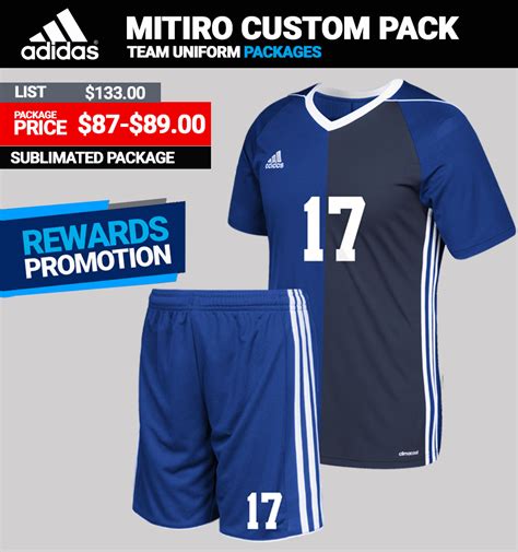 youth soccer uniforms packages